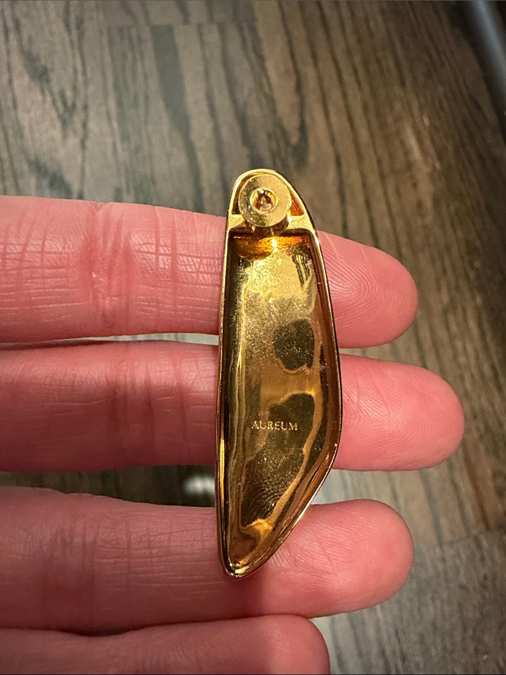 Aureum Gold Earrings - Picture 2 of 2